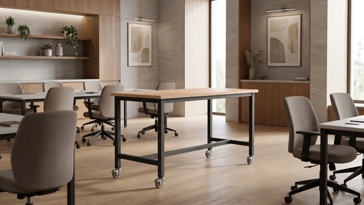 Maple butcher block table