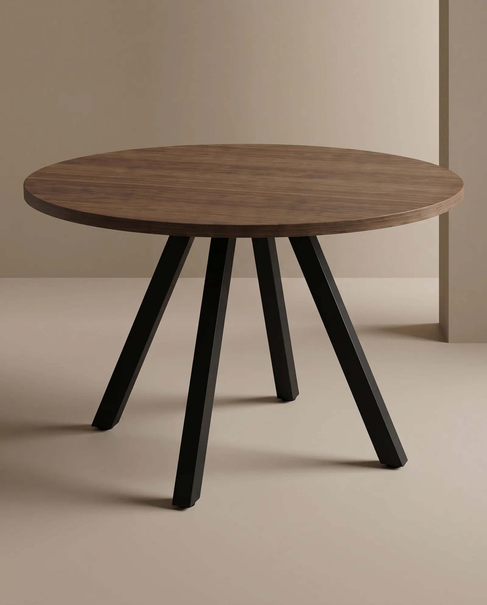 Exclaim round table on a cream set