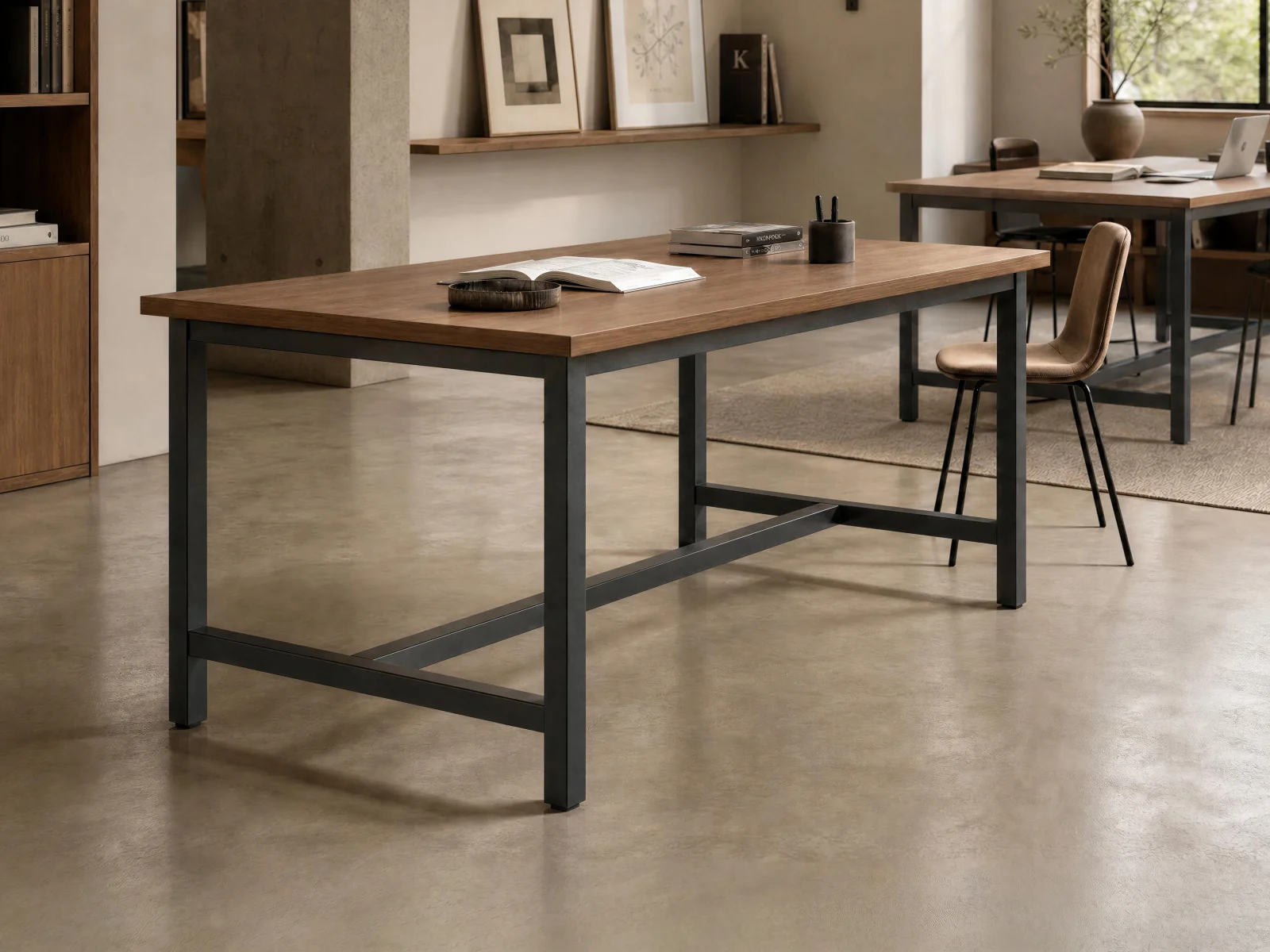 Artisan table in a Workplace setting