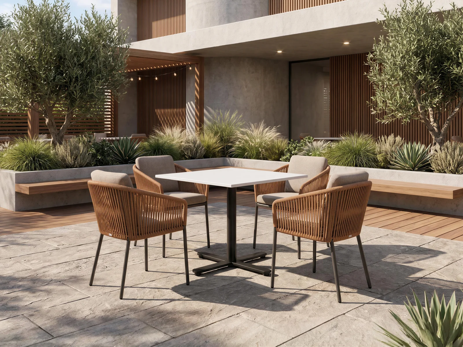 Element table in a Outdoor setting