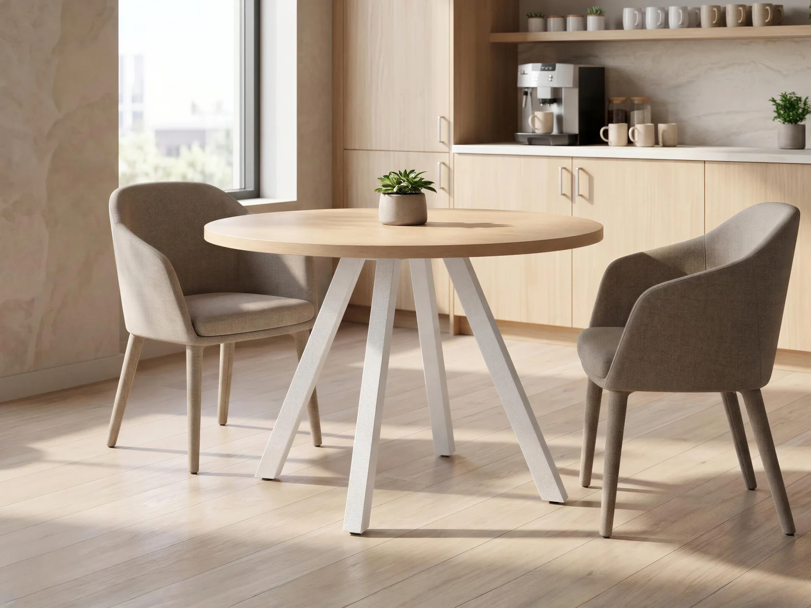 Exclaim table in a Public Spaces setting
