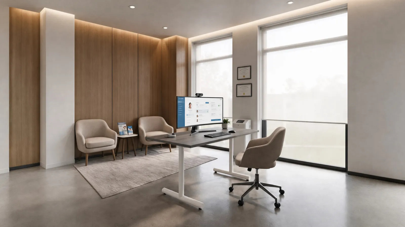 Foundation table in a Healthcare setting