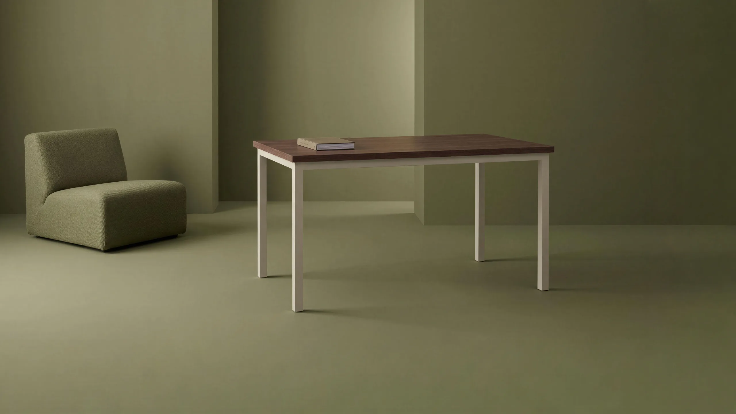 Justice table in a styled room