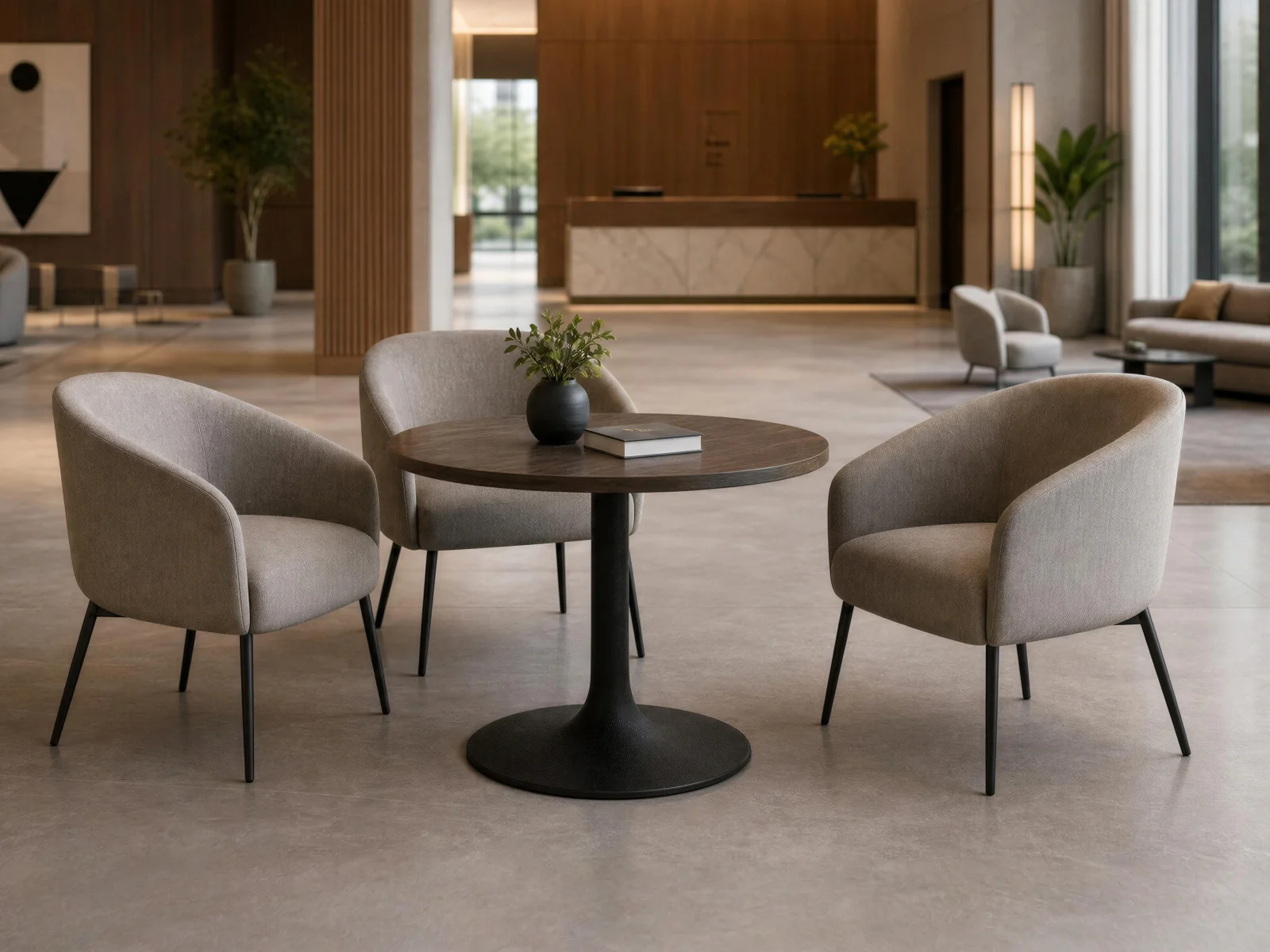 Puddle table in a Café + Hospitality setting