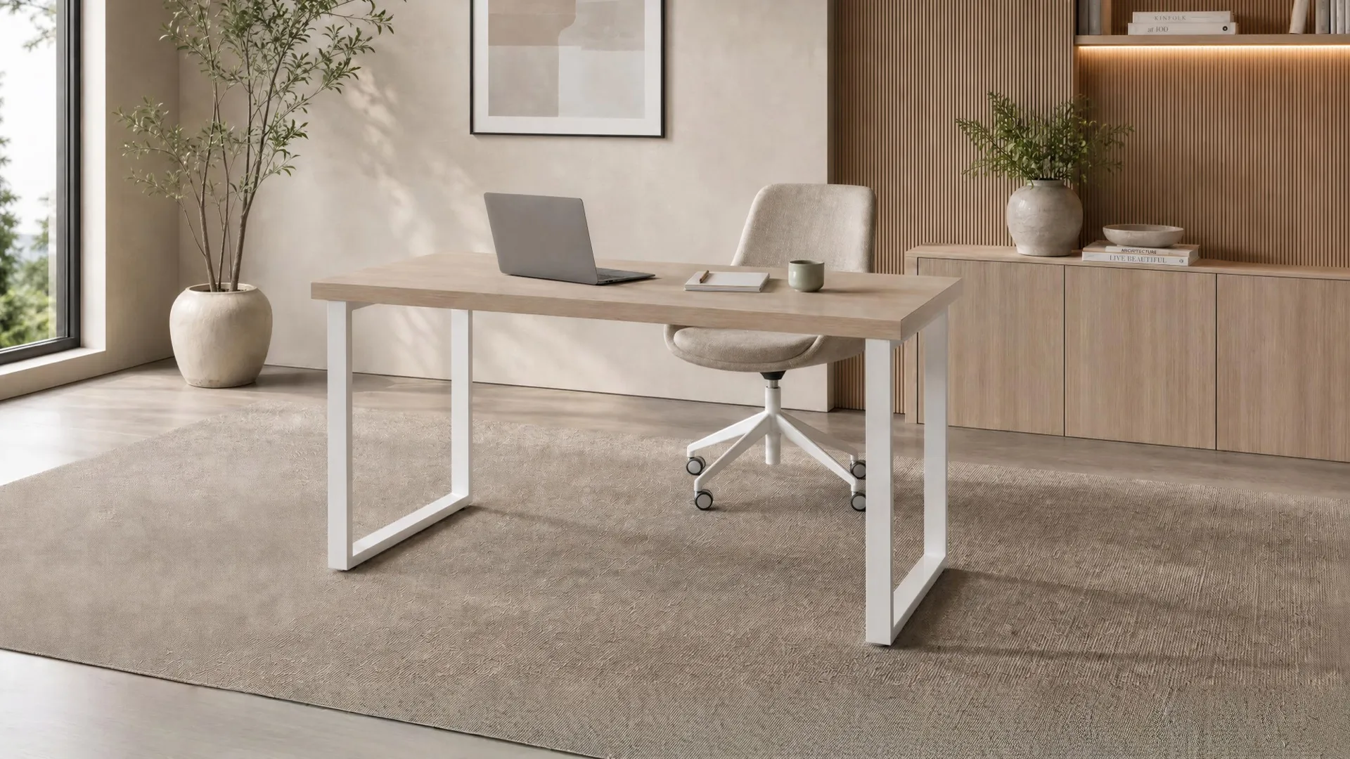 Workplace space in use