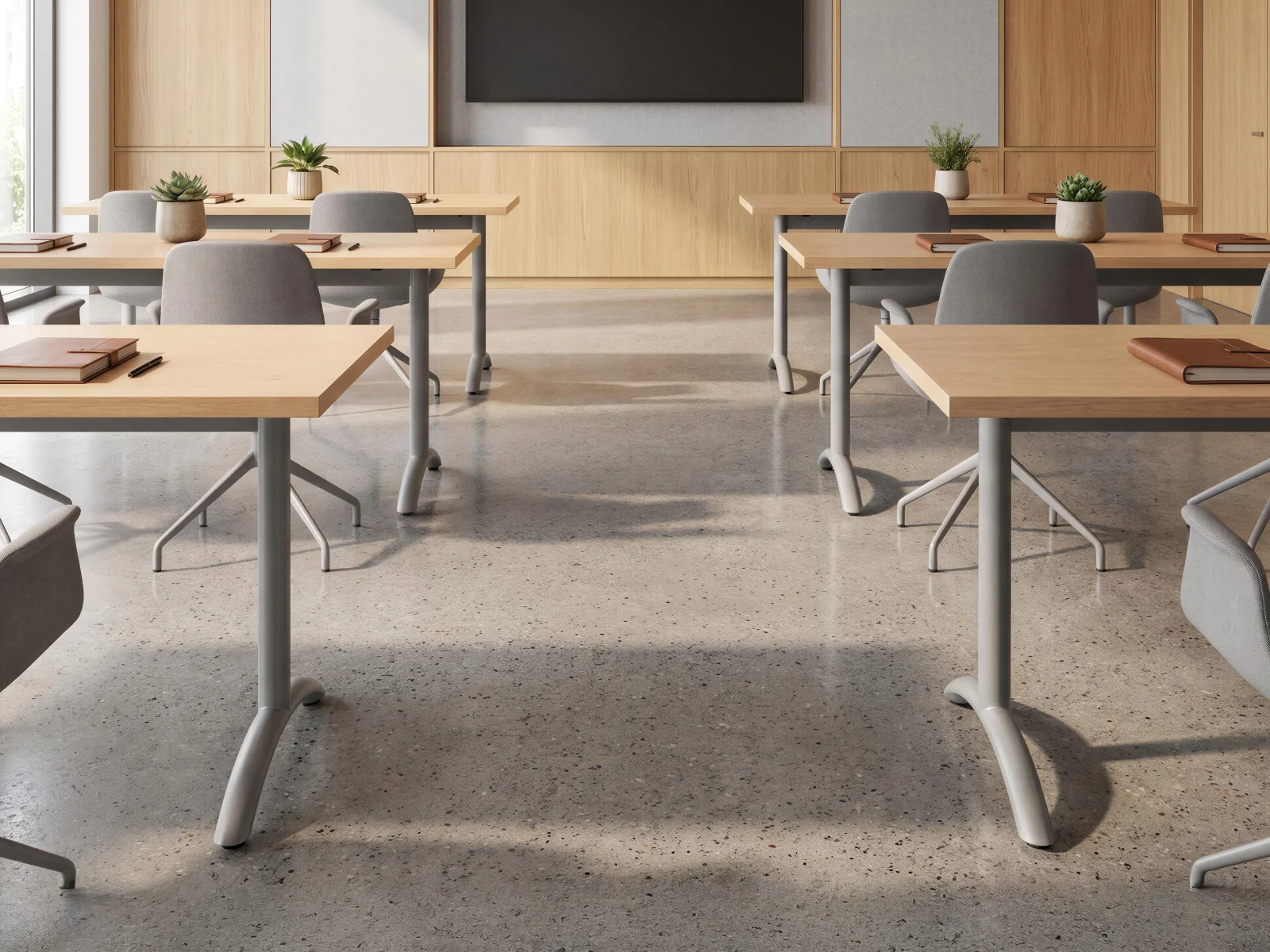 Stretch table in a Education + Training setting