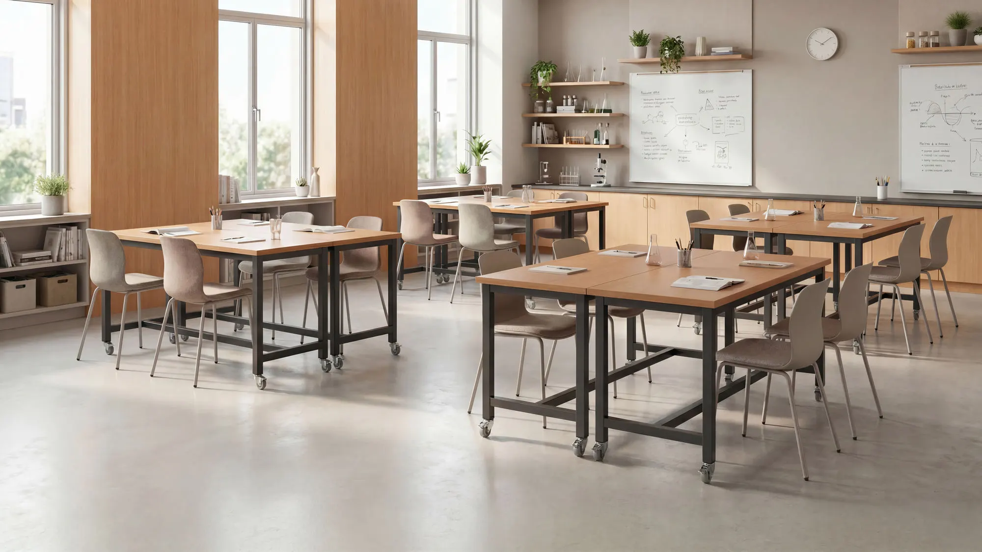 A finished TableX space in use