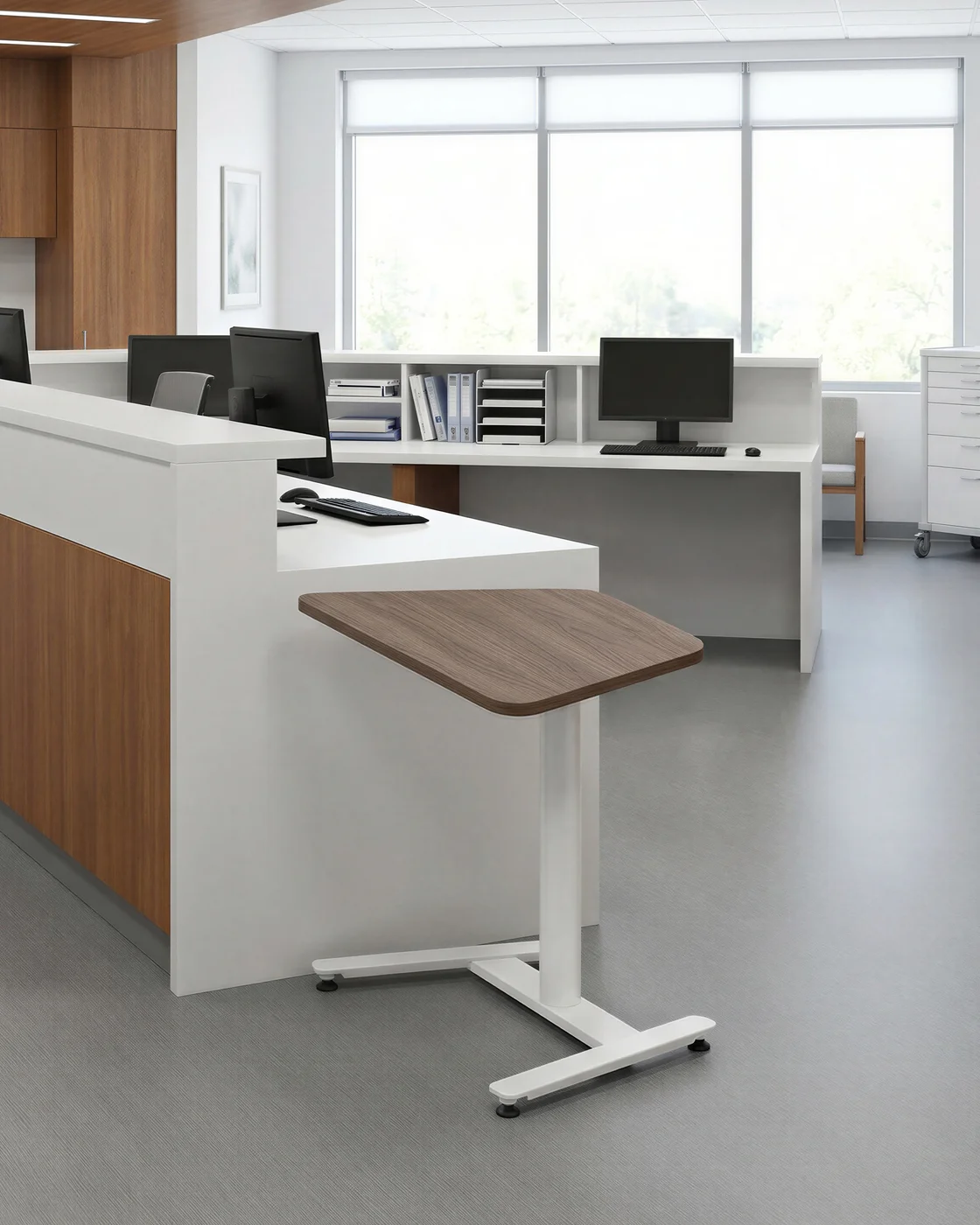 Healthcare space furnished with TableX tables