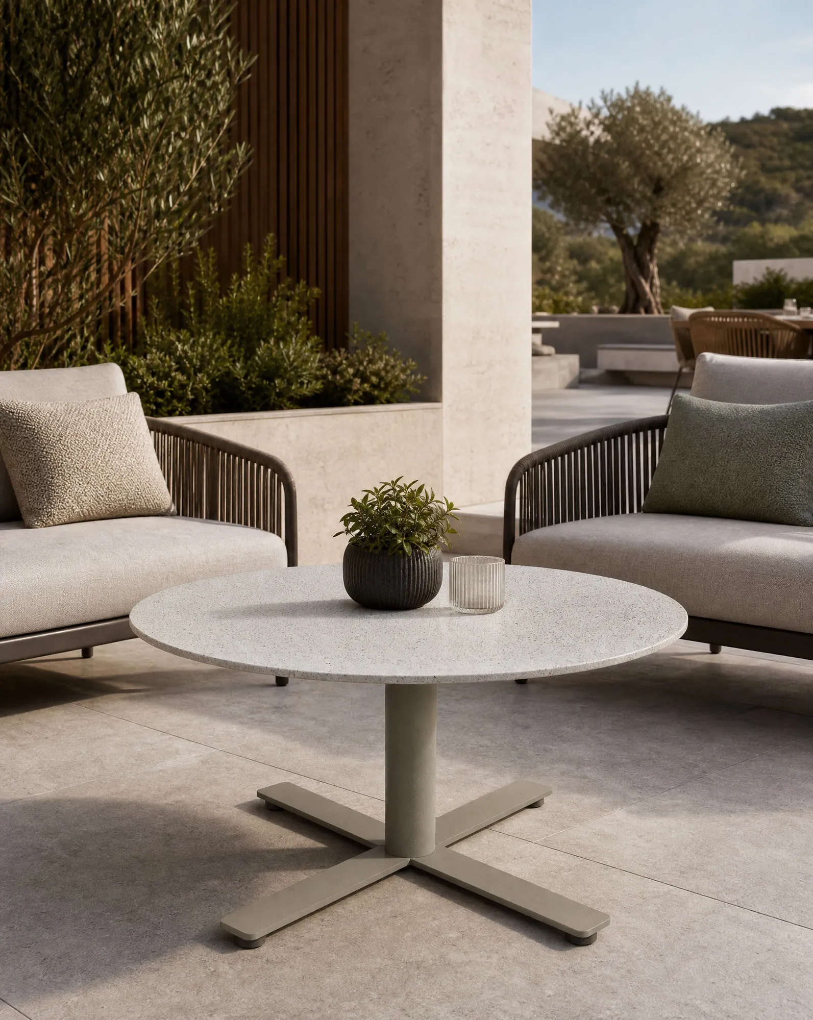 Outdoor space in use
