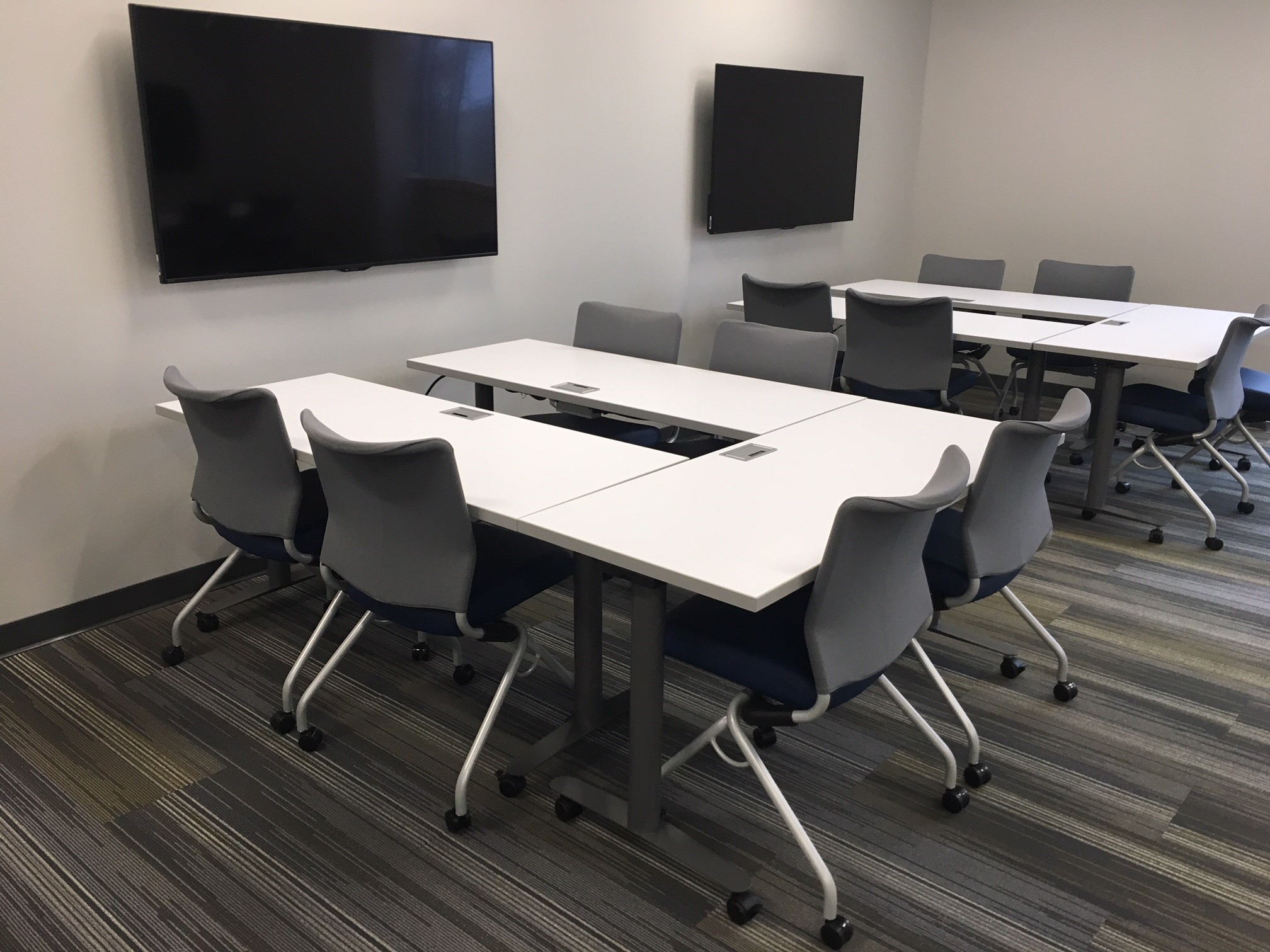 Classroom with conference table